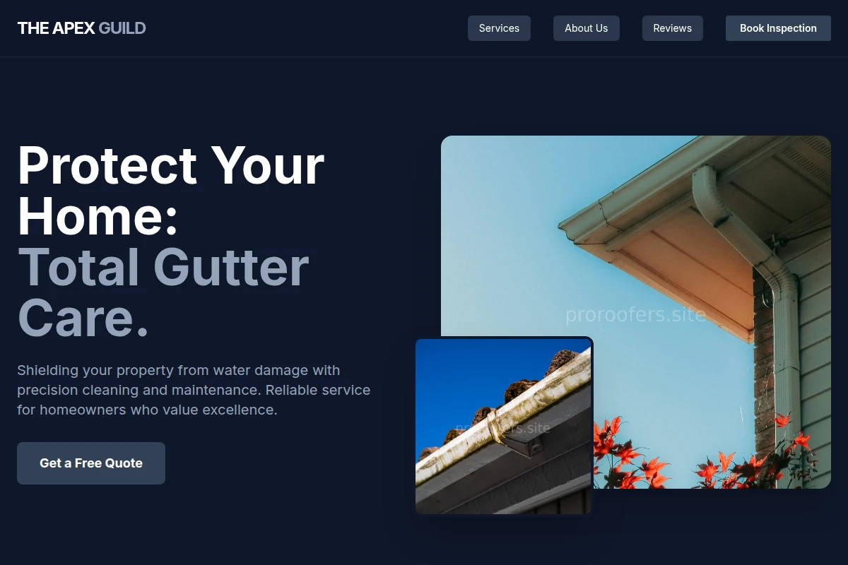 Residential Gutter Cleaning