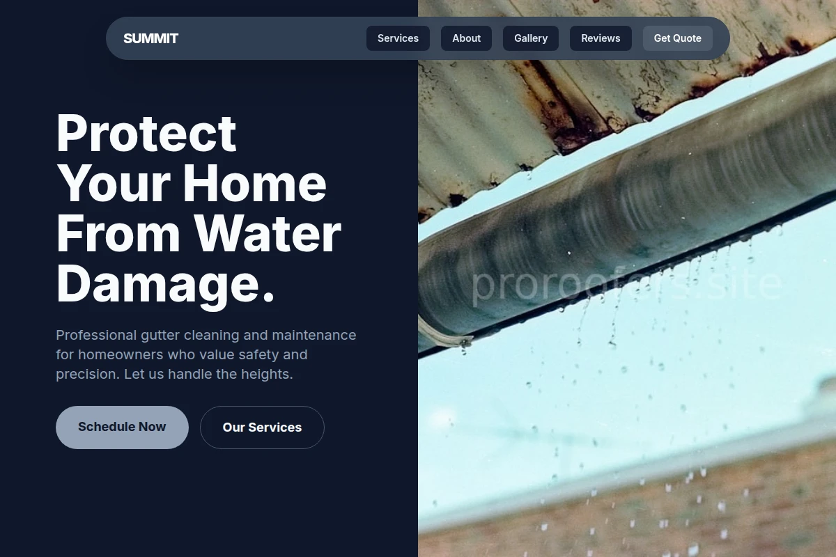 Summit Gutter Cleaning