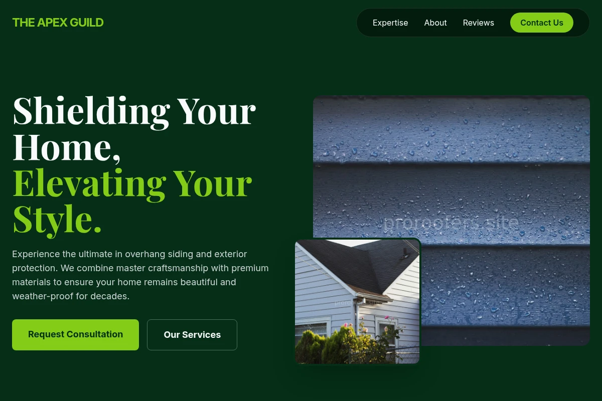Overhang Siding
