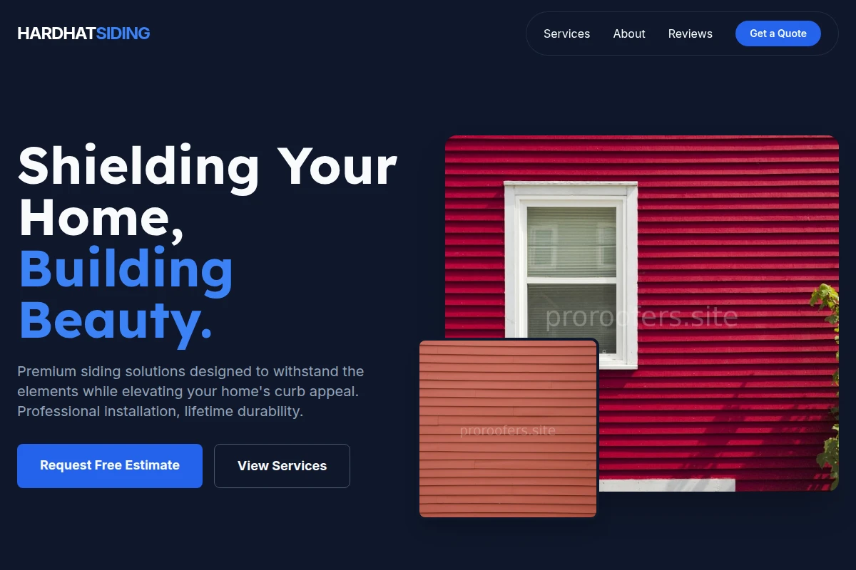 Hardhat Siding